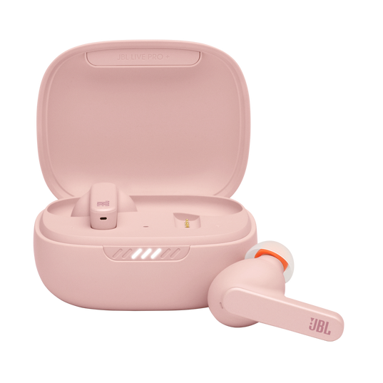 JBL Live Pro+ TWS - Pink - True wireless Noise Cancelling earbuds - Hero